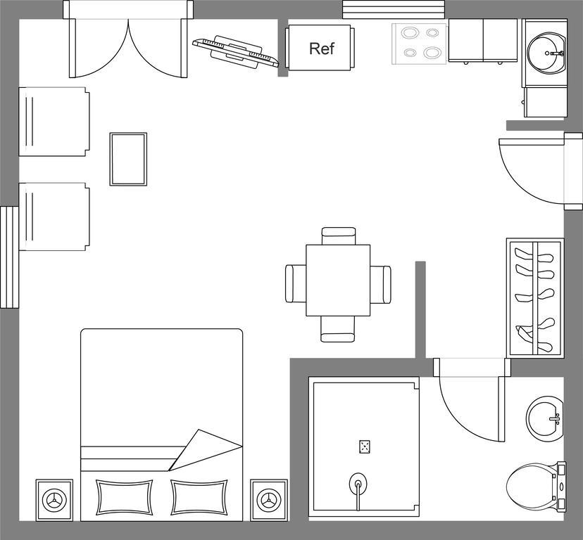 Apartment Vrutak 科托尔 外观 照片